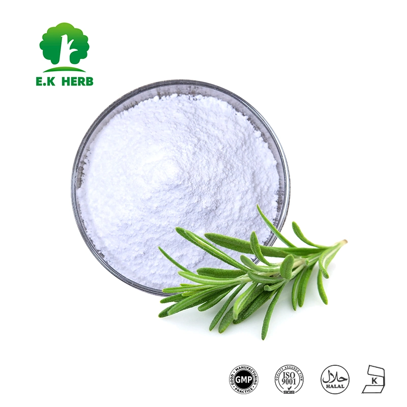 E. K Herb ISO Halal Kosher Certified Natural Antioxidants Carnosic Acid 5%~95% Fat Soluble CAS 3650-09-7 Rosmarinic Acid, Ursolic Acid Powder Rosemary Extract